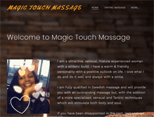 Tablet Screenshot of magictouchmassage.co.uk